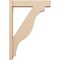 Ekena Millwork 6-in W x 28-in D x 40-in H Funston Block Rough Cedar Woodgrain TimberThane Outlooker, Primed Tan OUTUR060X28X40FST44RCPR - alternate 5